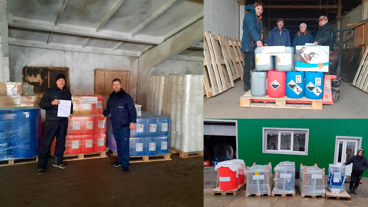 64 господарства з виробництва молока в Харківській області отримали гуманітарну допомогу
